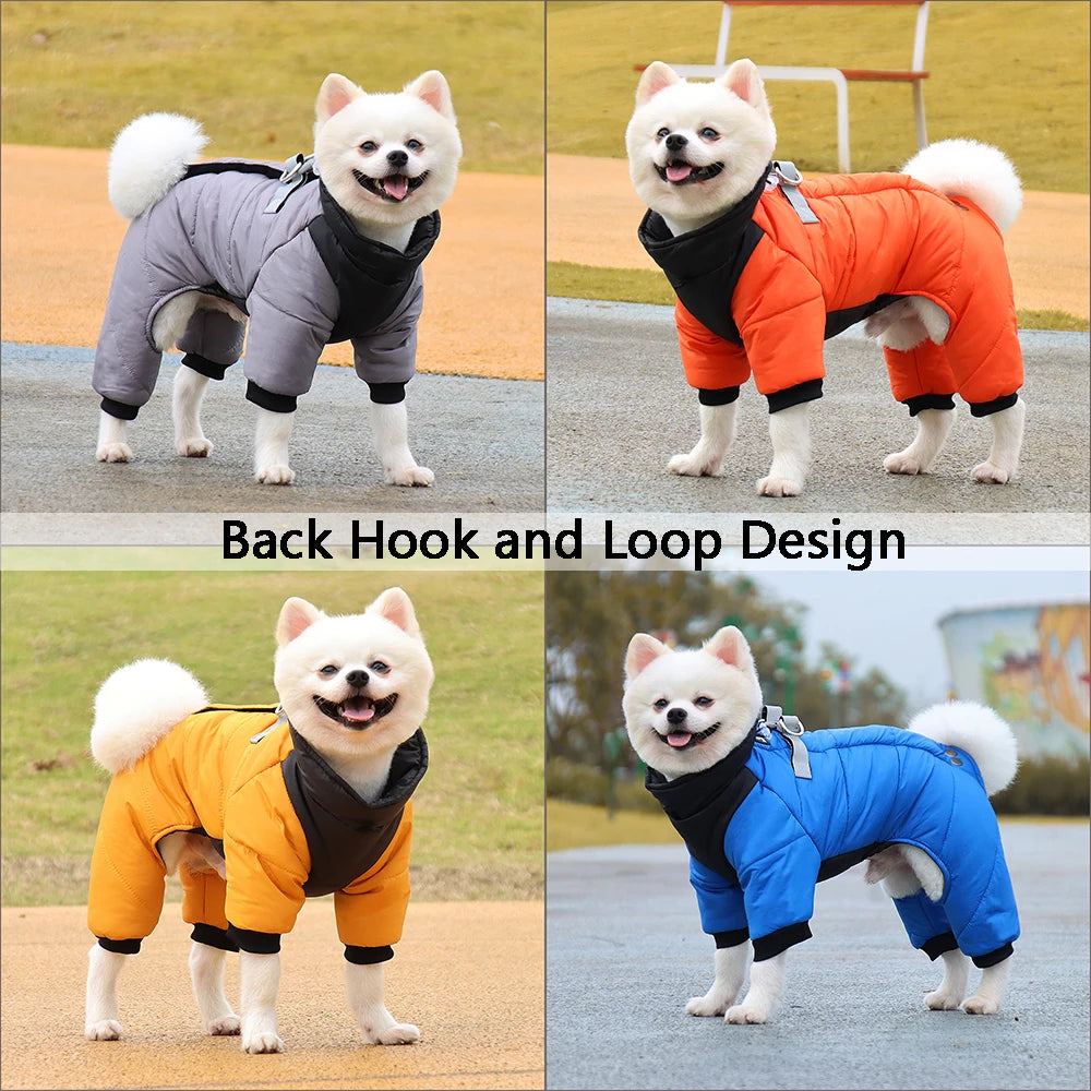 Winter Warm Thick Pet Dog Jacket Waterproof