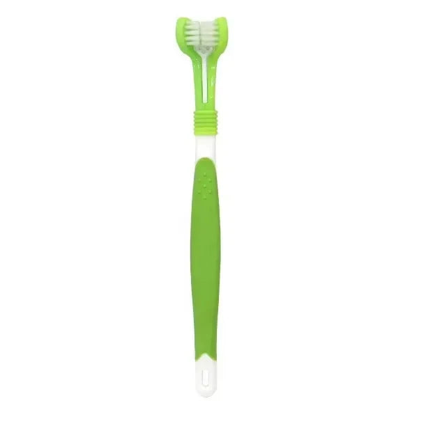 3-Sided Pet Toothbrush Dog/Cat Plastic Toothbrush