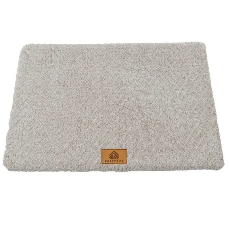 Dog Bed/Dog Mat, Egg Sponge Nest, Warm Plush, Removable and Washable Cover
