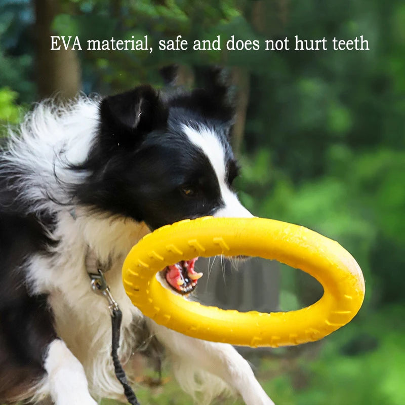 EVA Durable Dog Toys 4 Pack  Flying Disc + Ball + Tug Rope