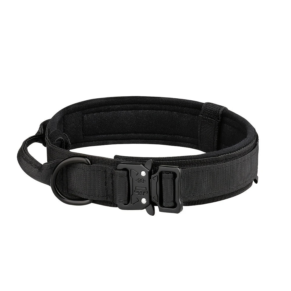 Dog Training Collar Adjustable Tactical Dog Collar And Leash Set  For Small Big Dogs