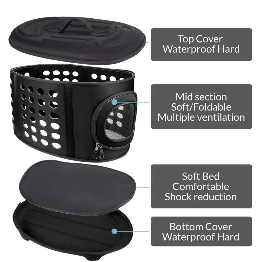 Carrier Hard, Travel Pet Carriers Bag for Cats/Small Dogs Ideal for Car Travel