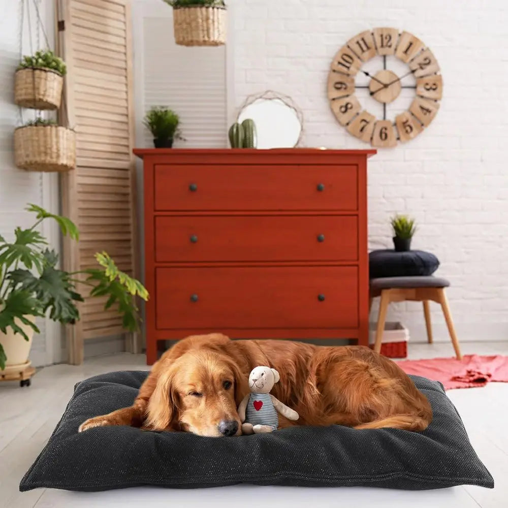 Indestructible Dog Beds For Aggressive Chewers, Durable Dog Crate Pad, Washable