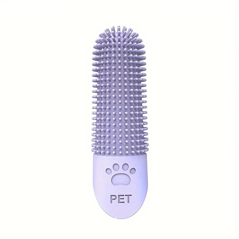 Soft Silicone Dog Toothbrush 360° Finger Toothbrush for Dogs/Cats