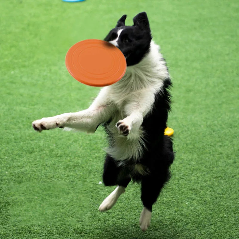 Silicone Flying Saucer Pet Toy