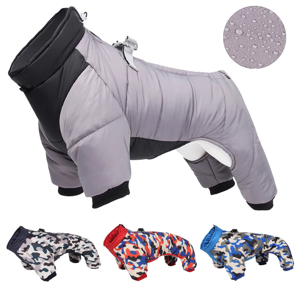Winter Warm Thick Pet Dog Jacket Waterproof