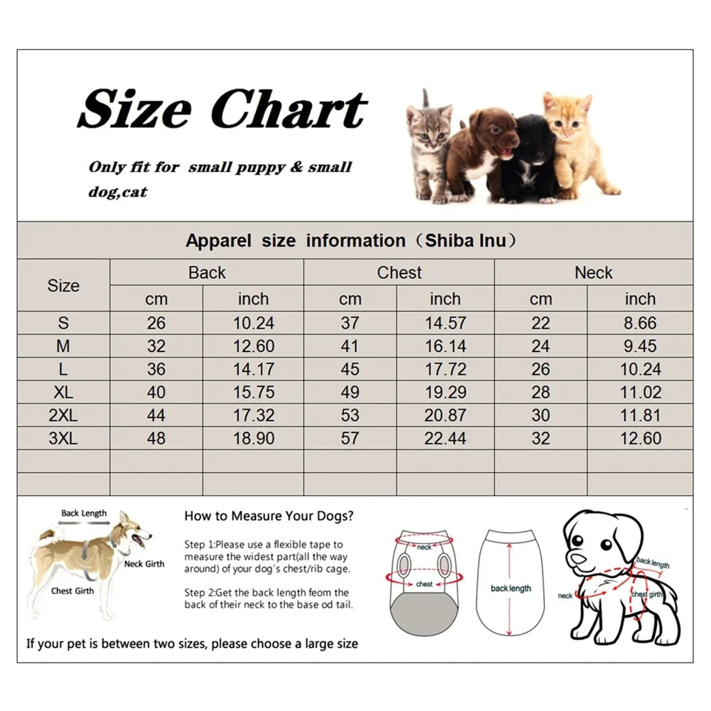 Winter Fleece Dog Pajamas Pet Clothes For Small Medium Dogs Cat
