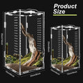 Acrylic Transparent Reptile Terrarium Habitat Reptiles Cage Nano Arboreal Tarantula Enclosure Bearded Dragon