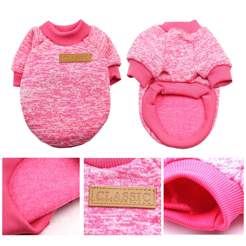 Winter Dog Clothes for Small Dogs Warm Dogs ,Sweatshirts Casual Dog Cat Clothing