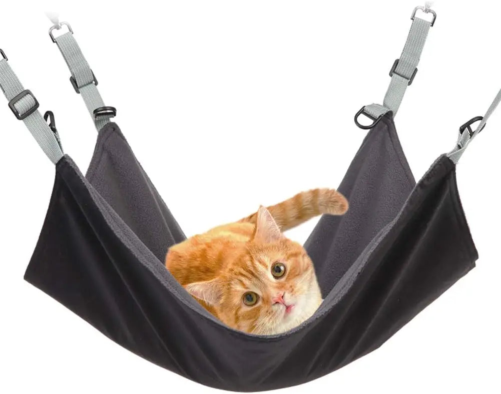 Hanging Cat Hammock, Pet Hammock for Cage, Waterproof Resting Sleepy Pad
