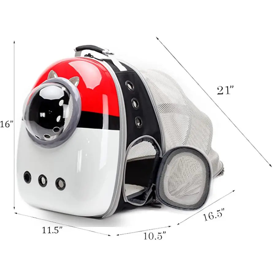 Expandable Cat Carrier Backpack for Cats Kitten Small Puppy, Airline Approved Cat Bubble Backpack
