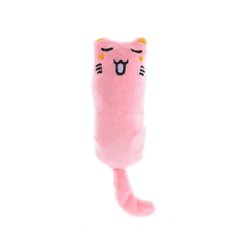 Pet Toy Rustle Sound Catnip Toy Cat Supplies, Teeth Grinding Cat Plush Thumb Pillow