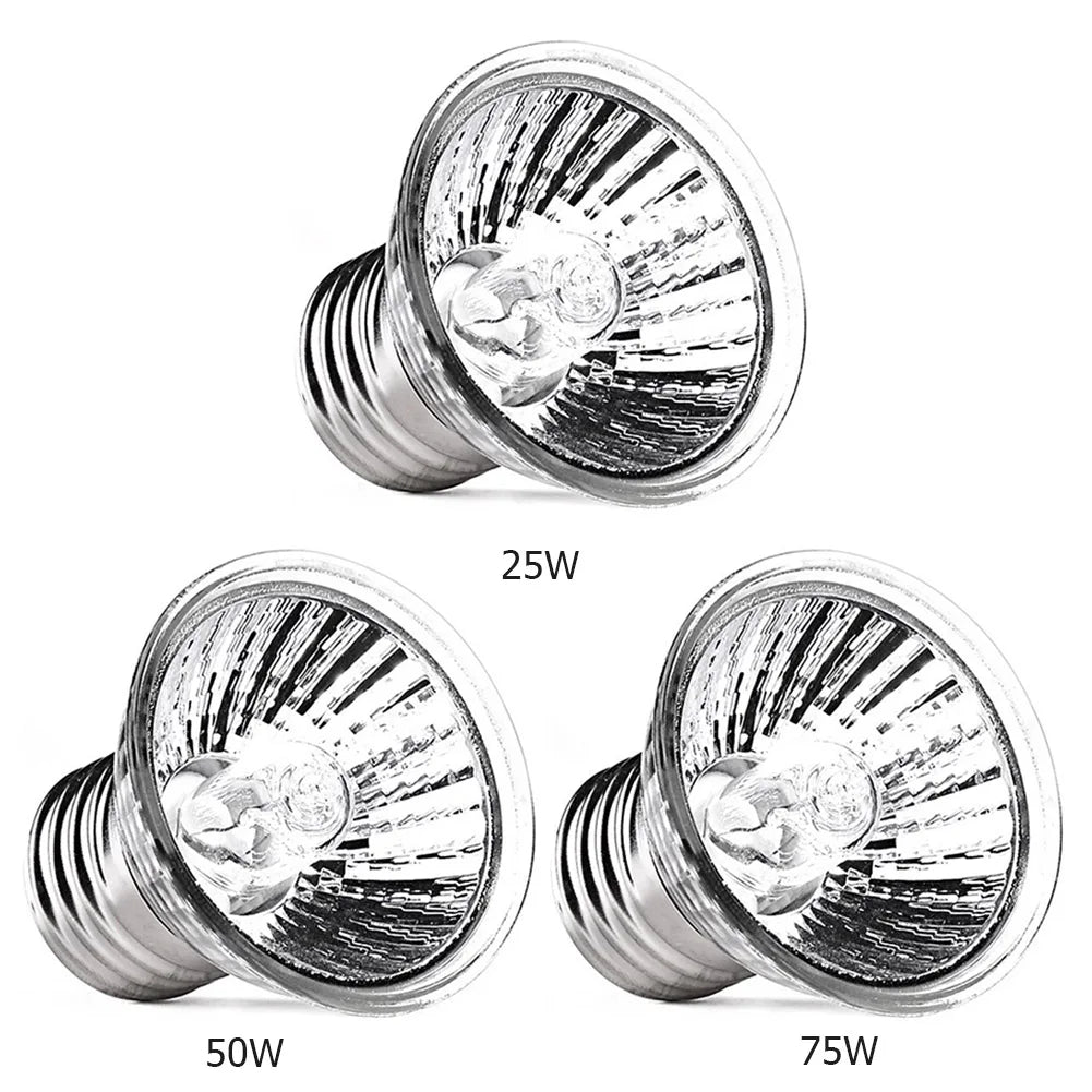 UVA + UVB Reptile Lamp Pet Amphibians Lizards Heating Bulb