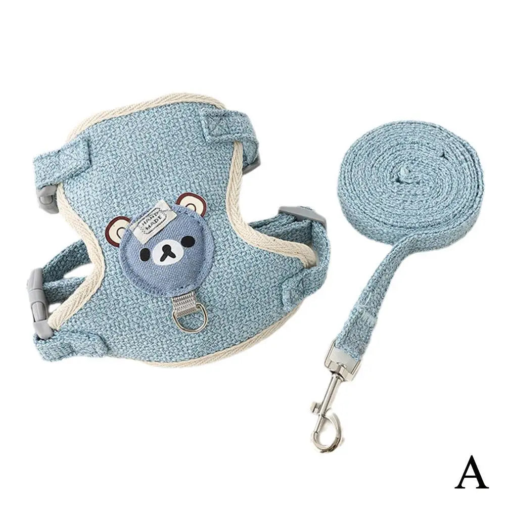 Undershirt Style Pet Leash, Adjustable Cat Dog Harness, Breathable Leash