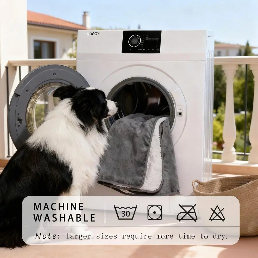 Waterproof Dog Bed Blanket, Leakproof Pet Throw Blanket for Bed, Couch, Sofa