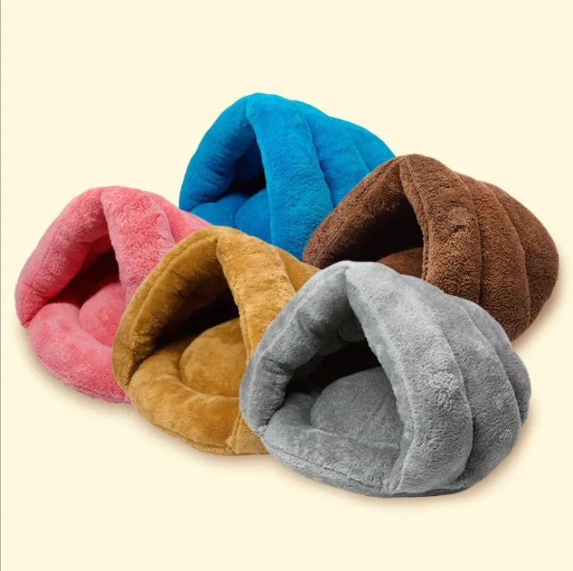 Warm Cat Slippers Comfortable Tents Soft Thick Cats Beds/Dog Houses