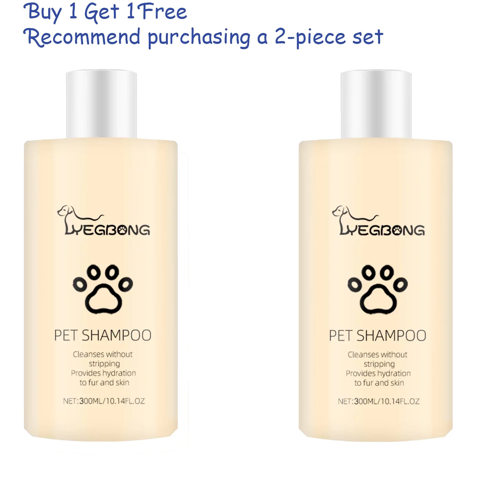 Dog Wash Shampoo: Flea & Mite Killer, Dirt Removal - Anti-Itch, Deodorizing & Moisturizing Formula