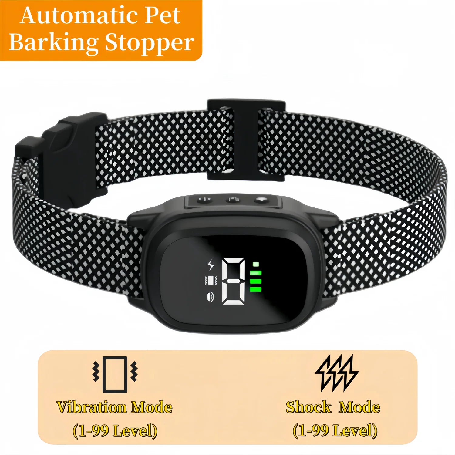 Waterproof Dog Bark Collar,Rechargeable Anti-Bark Collar For Dog