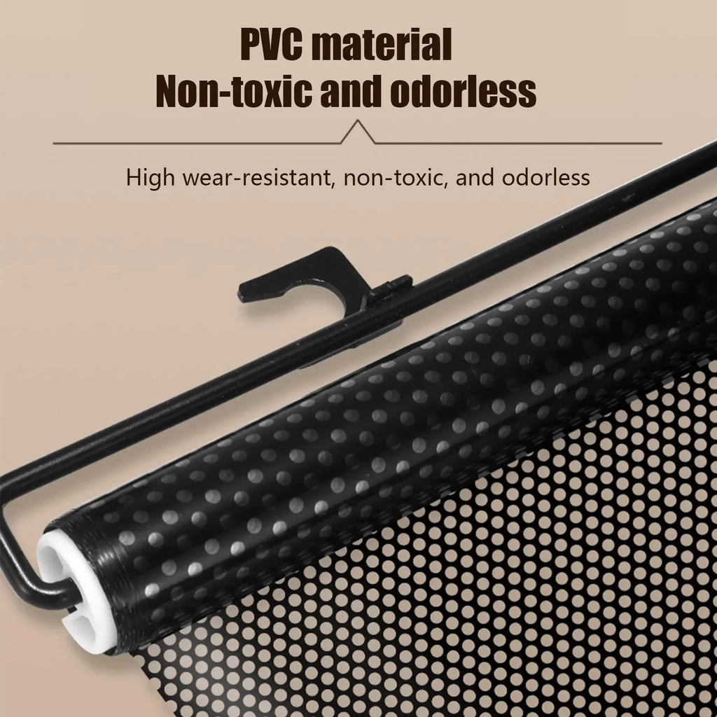 49 Inch Retractable Baby Gate Punch-free Fence Childproof Net No-Drill Mesh Safety Barrier