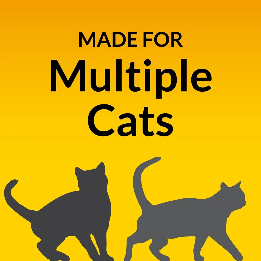 Multi-Cat Non-Clumping Cat Litter Odor Control Low Dust Clay Litter 24/7 Performance