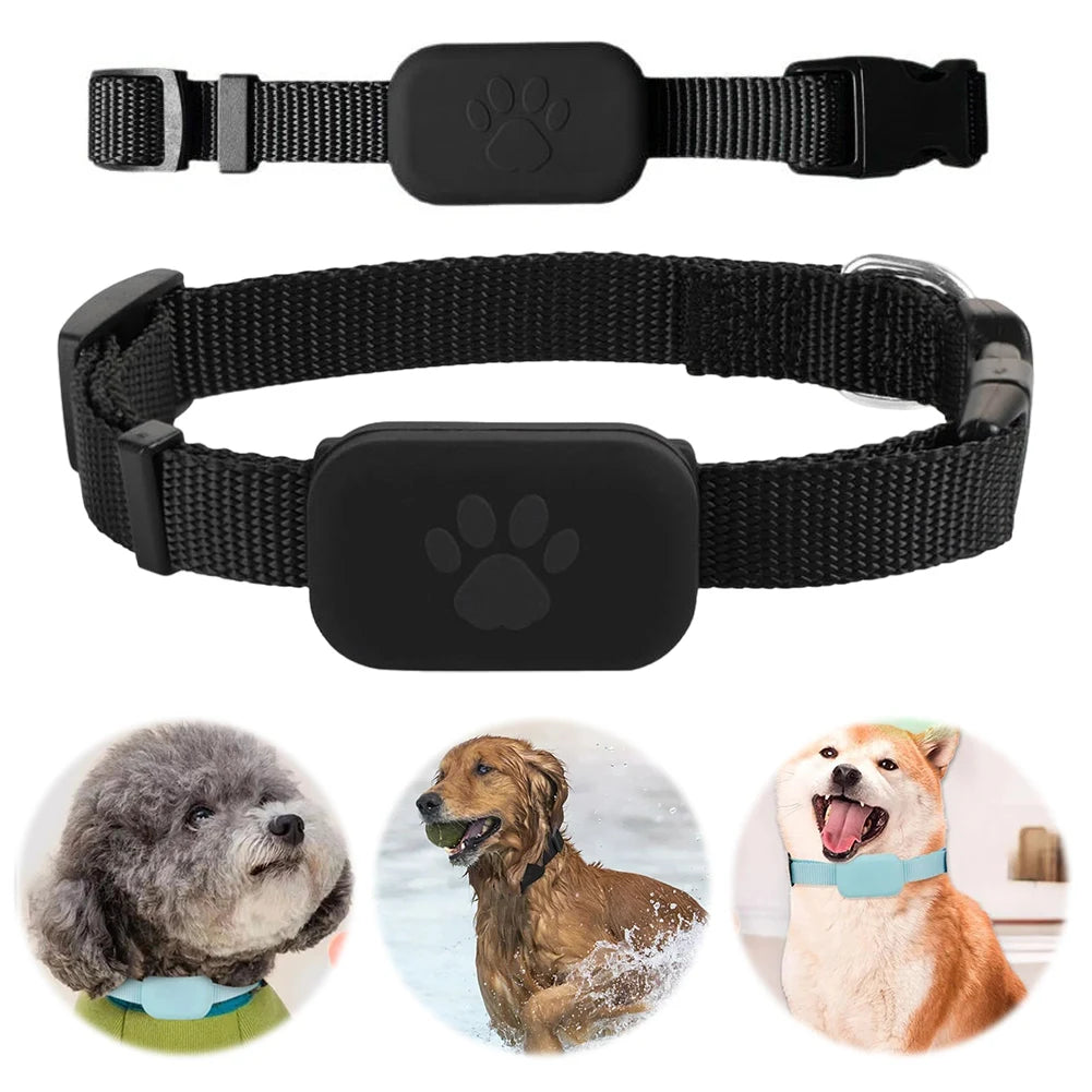 Pet GPS Tracker with Adjustable Collar, Dog Tracker, Smart Pet Locator Dog/Cat Tracker