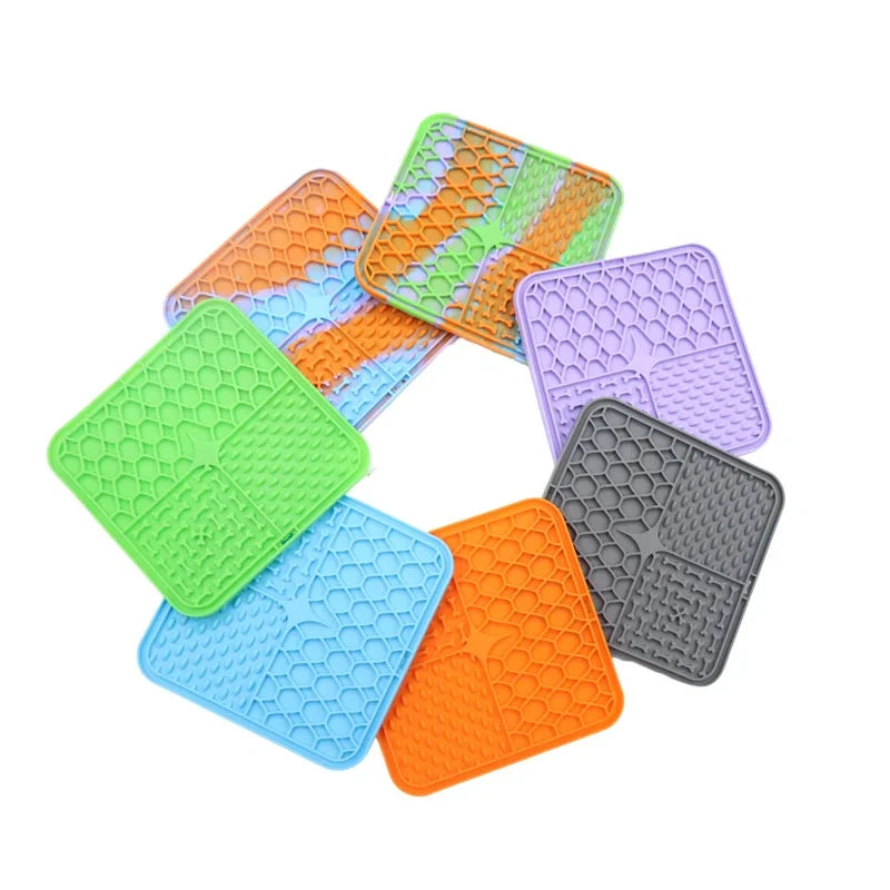 Pet Placemat Cat Slow Feeding Mat Dog Lick Mats