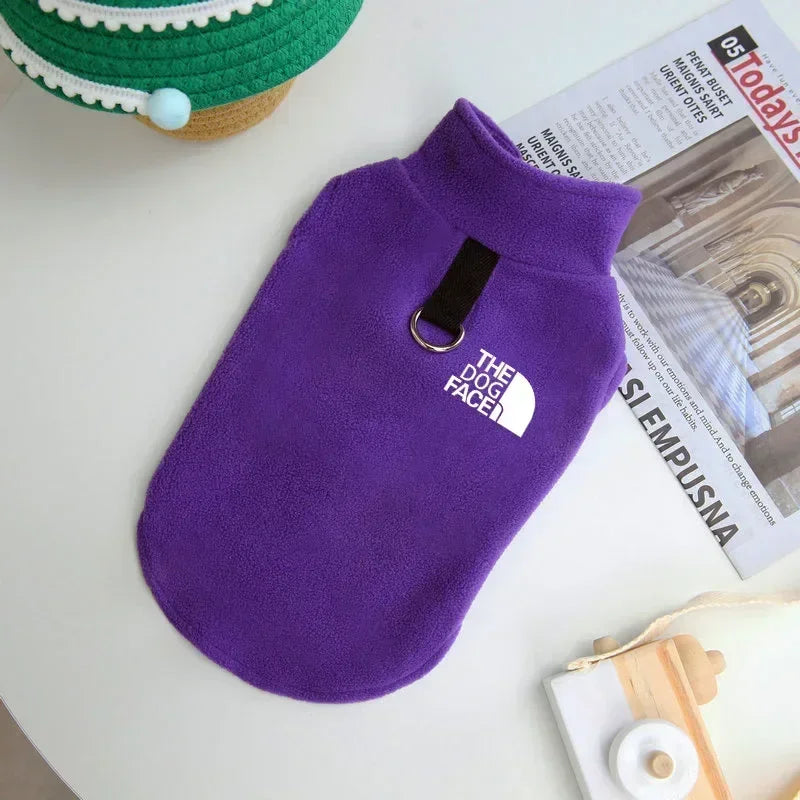 Autumn Winter Pet Dogs Clothes Fleece Warm Dogs Sweater
