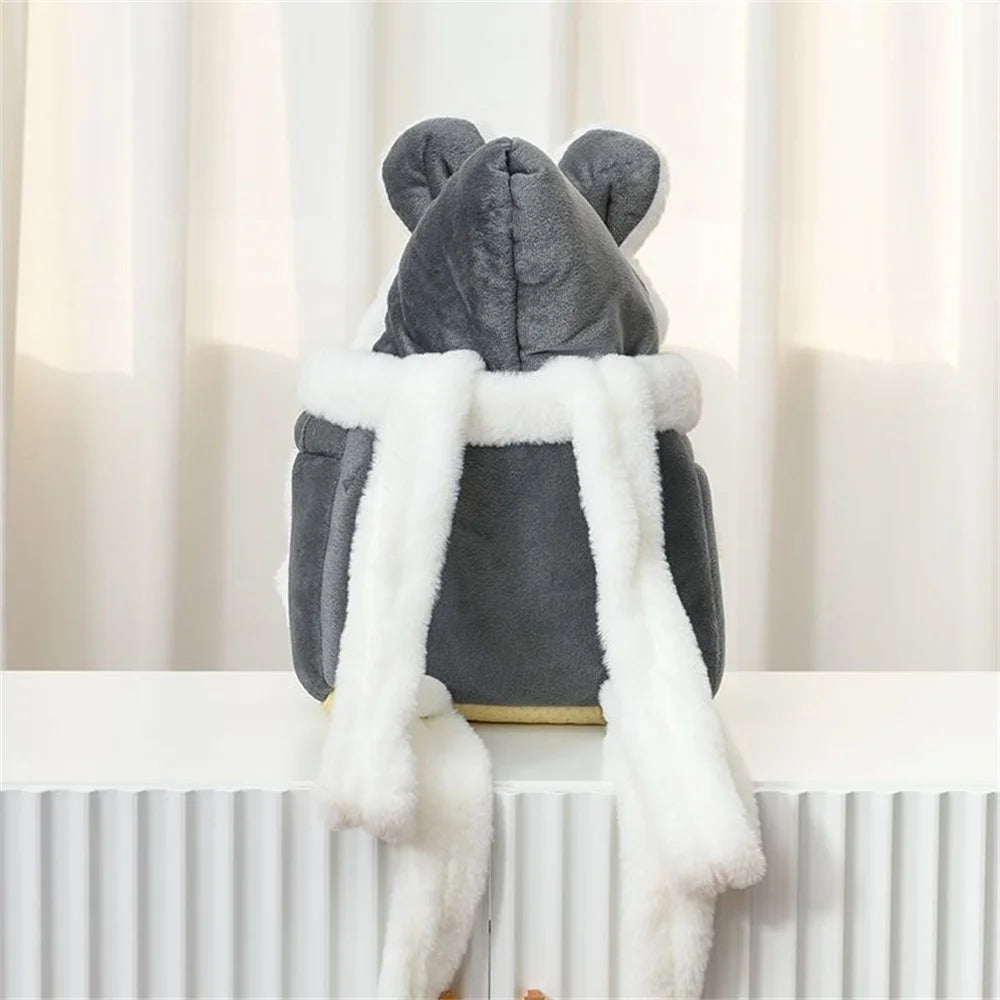 Outdoor Travel Puppy Dog Carrier Backpack Winter Warm