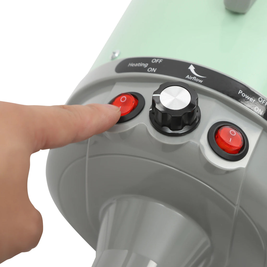 Pet Hair Dryer, Adjustable Design Wind Speed, Electric Dog Cat Hair Dryer, 4 Nozzles