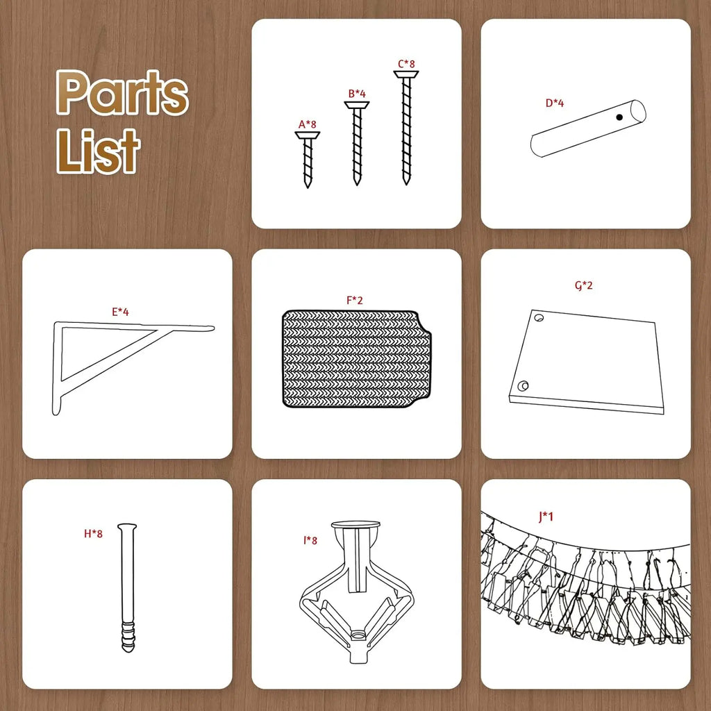 Wall-Mounted Cat Roped Bridge Long for Indoor Cats