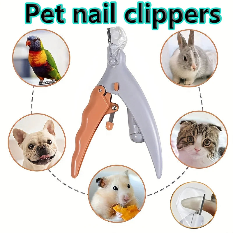 LED Pet Nail Clipper For Easy And Safe Dog And Cat Paw Grooming Nail clippers with lights