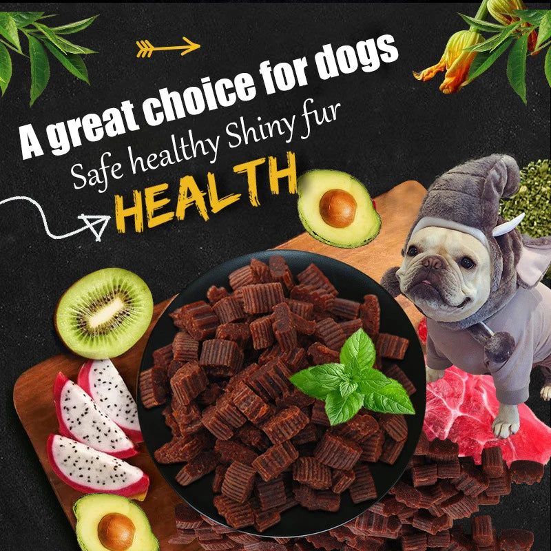 Diced Beef Particles Digestive Nutritious Delicious Chewy Training Rewards