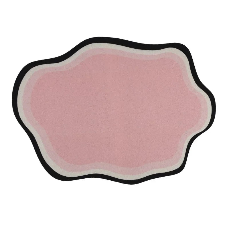 Absorbent Solid Colour Pet Mats Quick-dry Non-Slip Absorbent Wear-Resistant Leak-Proof