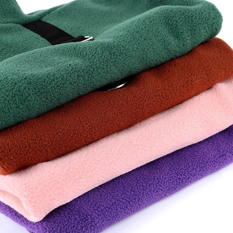 Autumn Winter Pet Dogs Clothes Fleece Warm Dogs Sweater