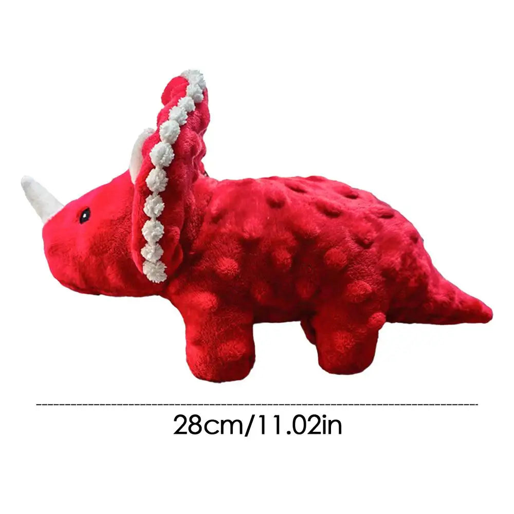Dog Squeaky Toys Dogs Chew Toy Cute Dinosaur Plush Toy