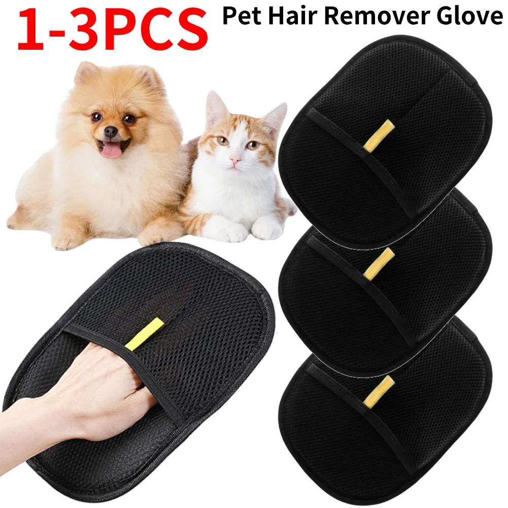Pet Grooming equipment Gloves Deshedding Glove pet hair remover