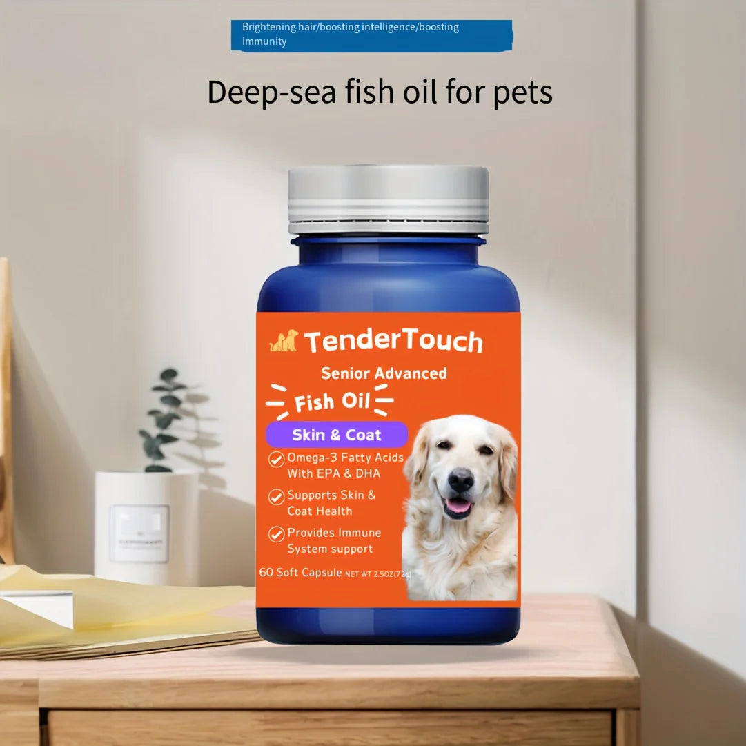 Amazing Omega 3 Fish Oil for Dogs and Cats - Shedding and Skin Health