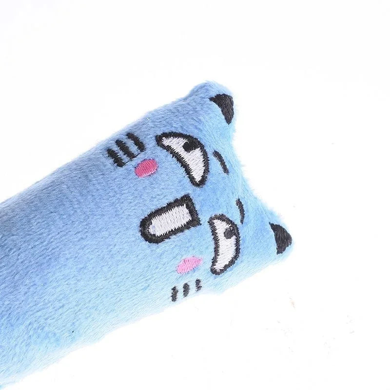 Pet Toy Rustle Sound Catnip Toy Cat Supplies, Teeth Grinding Cat Plush Thumb Pillow