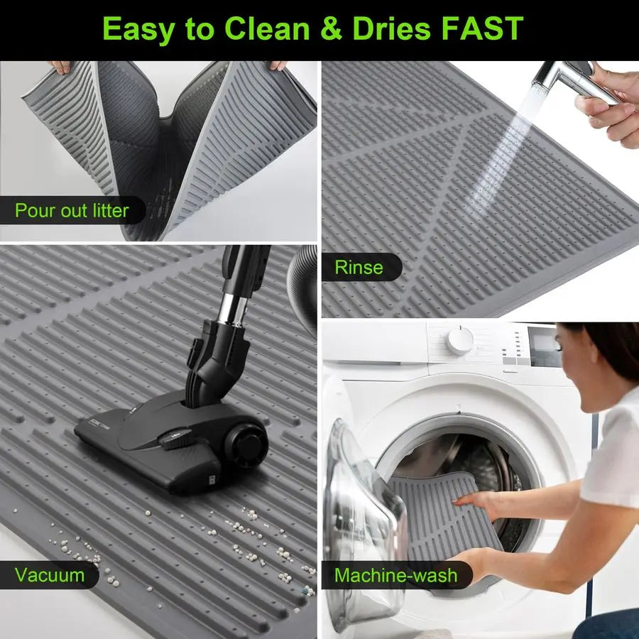 Cat Litter Mat XXL Waterproof Kitty Litter Box matt