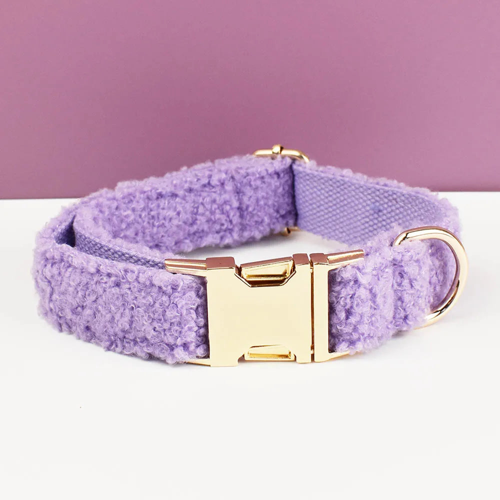 Luxury Personalized Dog Collar Harness Leash set