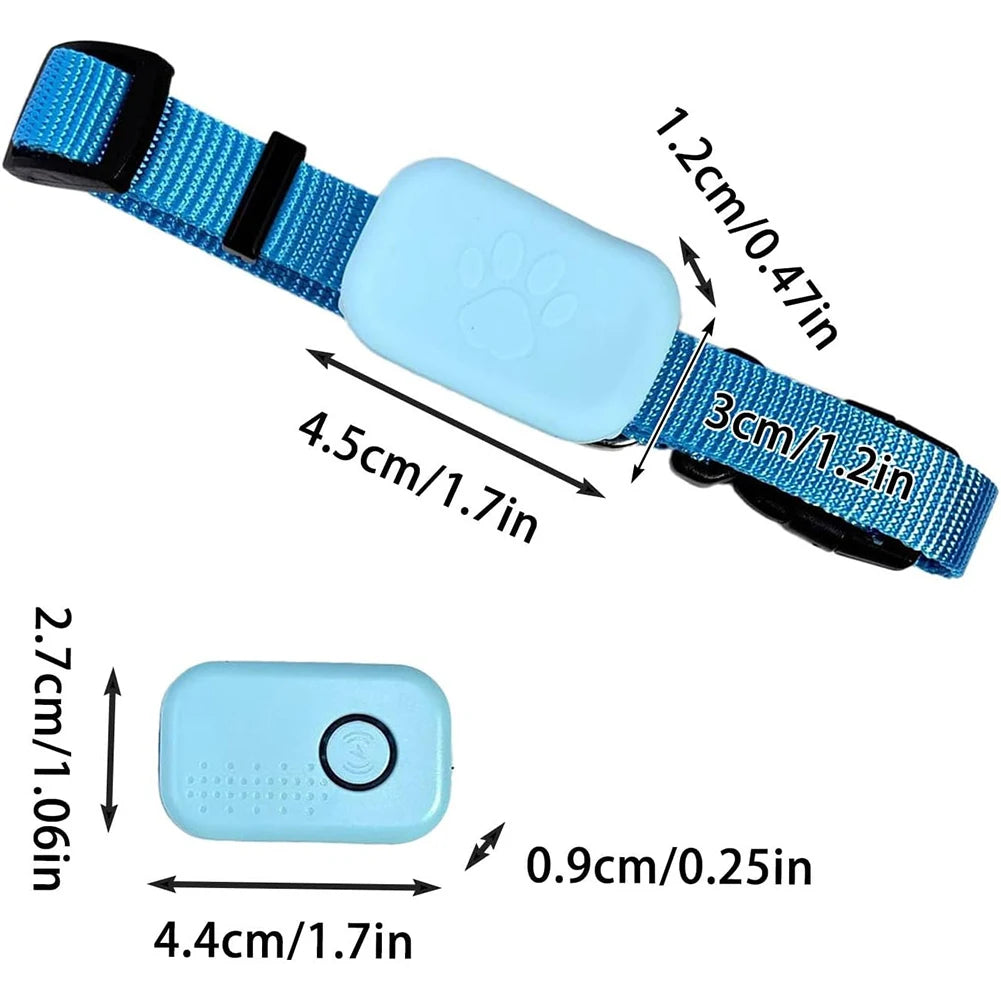 Pet GPS Tracker with Adjustable Collar Smart Pet Locator for Dogs and Cats