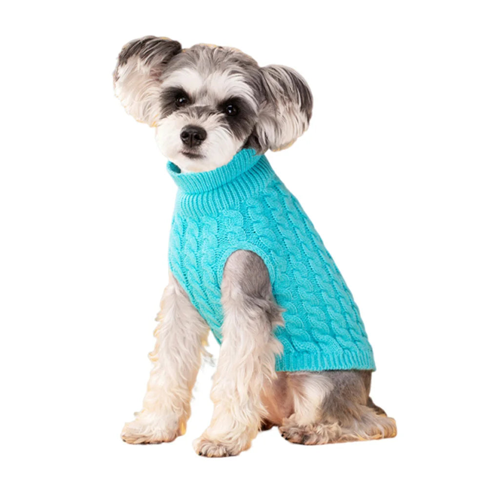 Classic Solid Chihuahua Puppy Dog Sweater for Small Dogs