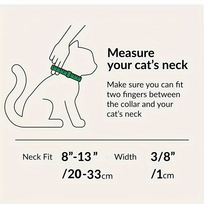 Exquisite Floral Embroidered Cat Collars, Adjustable And Durable With Bell