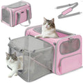 Cat Carrier, Airline Approved Soft Sided Pet Carrier for Cats/Small Dogs Up to 15 lbs