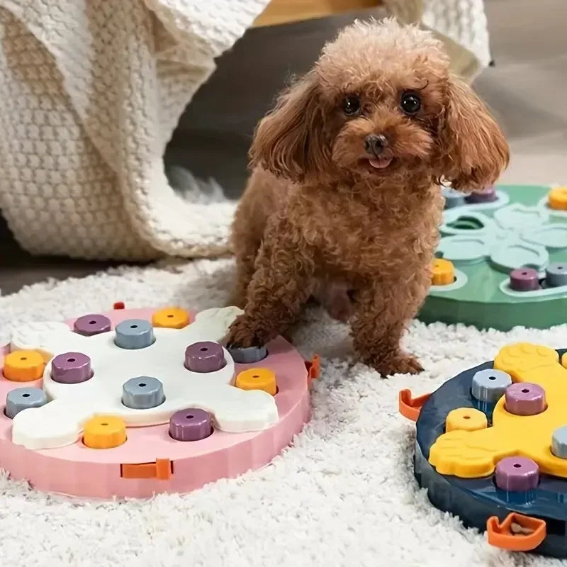 Cat Dog Puzzle Slow Food Toys Increase Puppy IQ Training Game