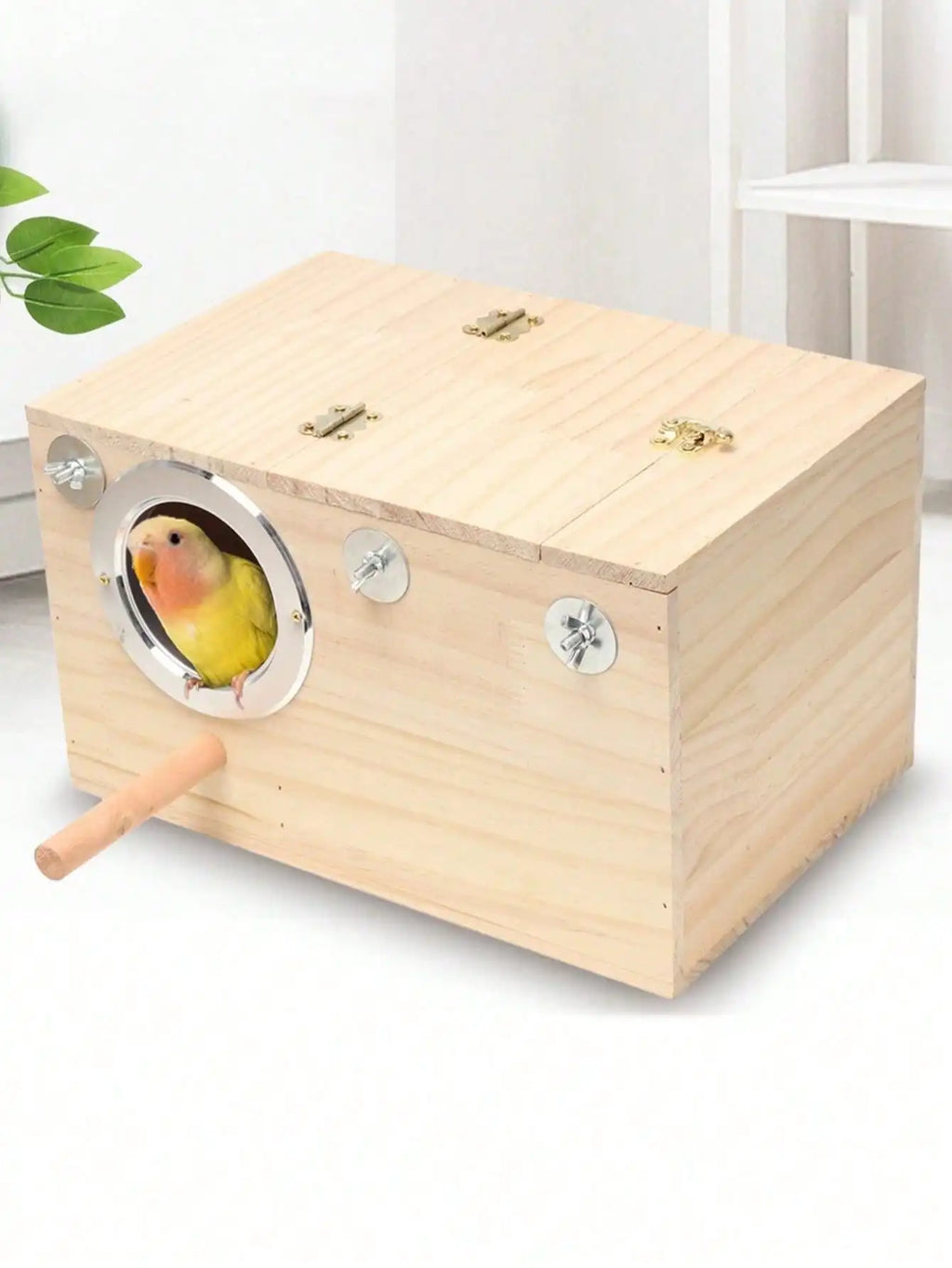 Parakeet Nest Box Bird House Hamster Nest, Suitable For Lovebirds, Cockatoos, Budgies, Finches