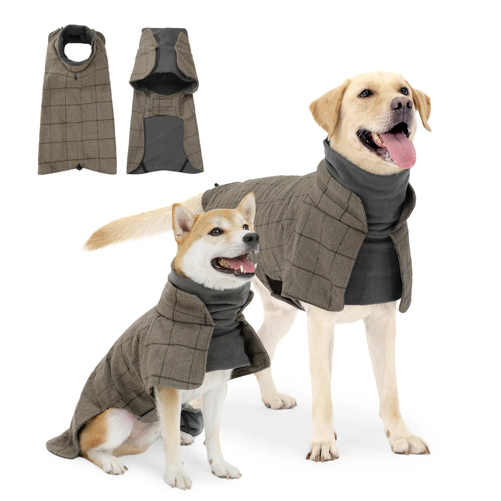 Dog Clothes, Waterproof/Windproof, Winter, Warm British Style