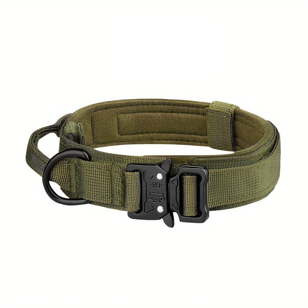 Dog Training Collar Adjustable Tactical Dog Collar And Leash Set  For Small Big Dogs