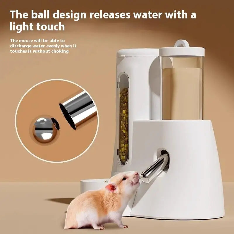 2in1 Hamster Feeder And Waterer Large Capacity, Leakproof