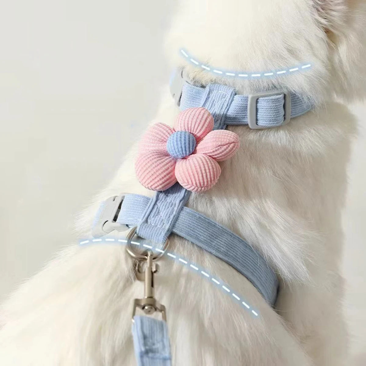 Cat Harness and Leash Sets, Adjustable Dog Harness for Small Dog, Leash Breathable Pet